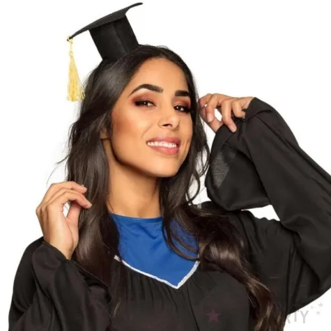 opaska party absolwent czarny boland