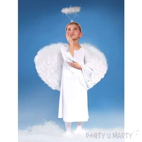 opaska party aureola anielska biala