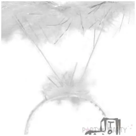 opaska party aureola anielska biala