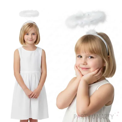 opaska party aureola aniolka bialy tropic