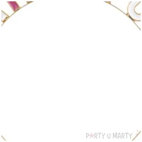 opaska party birthday girl rozowe zloto partydeco