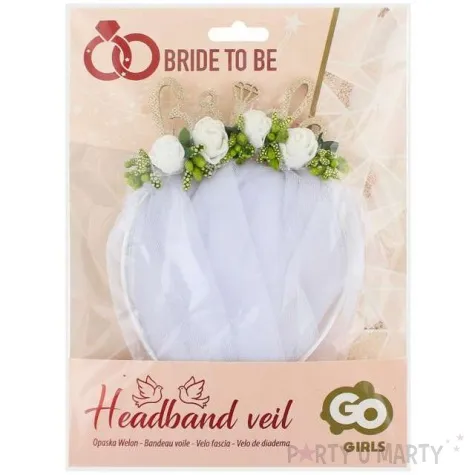 opaska party bride z welonem godan