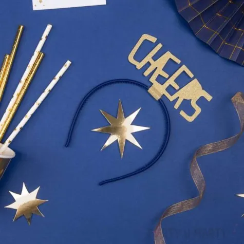 opaska party cheers urodziny zlota partydeco