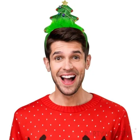 opaska party choinka z gwiazdka godan