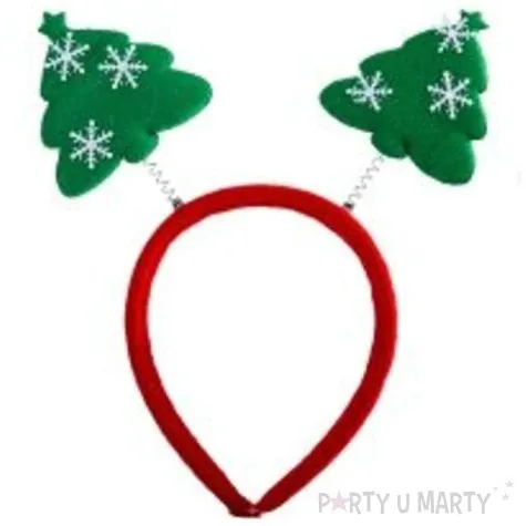 opaska party choinki na sprezynkach czakos