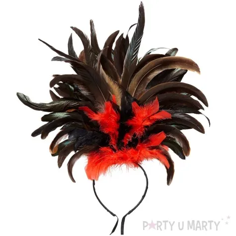 opaska party copacabana czarno czerwona widmann