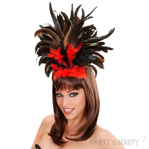 opaska party copacabana czarno czerwona widmann