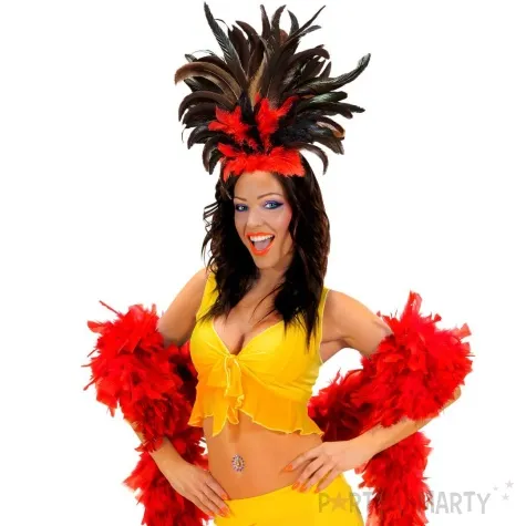 opaska party copacabana czarno czerwona widmann