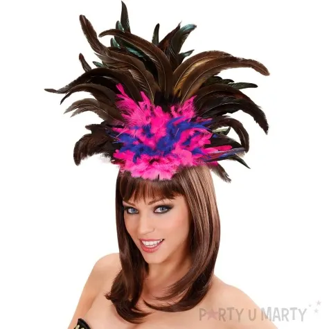 opaska party copacabana czarno rozowo niebieski widmann