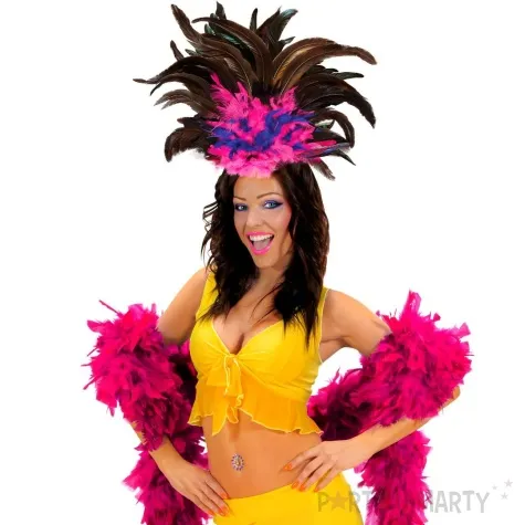 opaska party copacabana czarno rozowo niebieski widmann