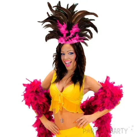 opaska party copacabana czarno rozowy widmann