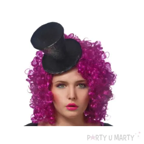 opaska party cylinder czarny