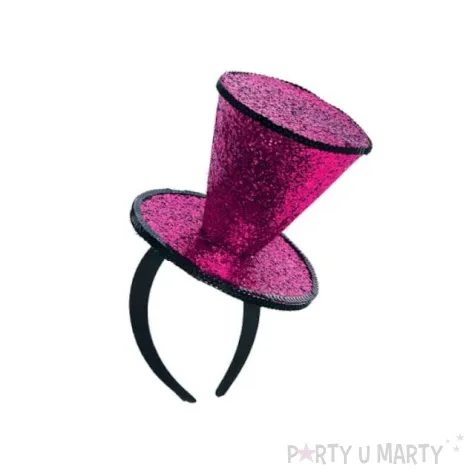 opaska party cylinder rozowy