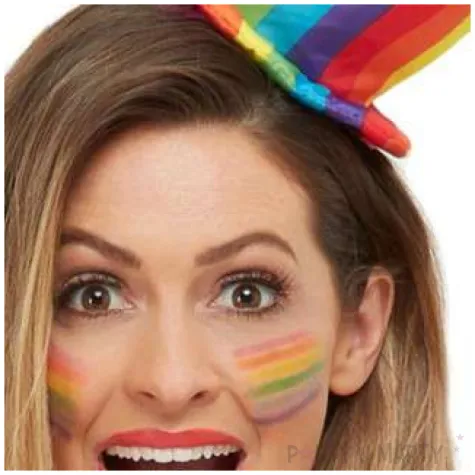 opaska party cylinder teczowy mini smiffys