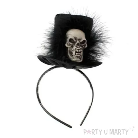 opaska party cylinder z czaszka