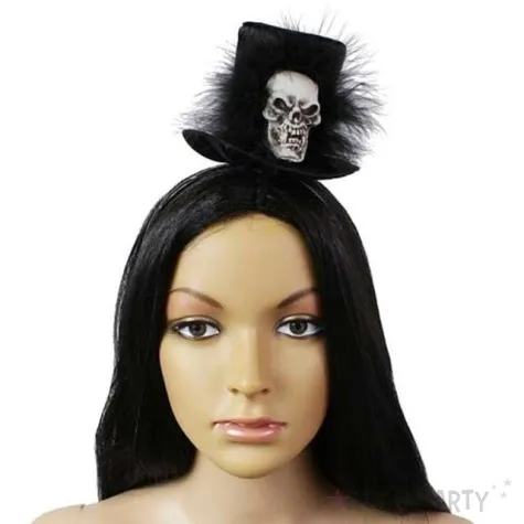 opaska party cylinder z czaszka