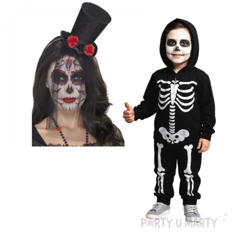 opaska party cylinder z welonem czarny smiffys