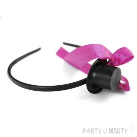 opaska party cylinderek ze wstazka