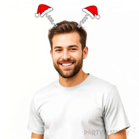 opaska party czapka swietego mikolaja