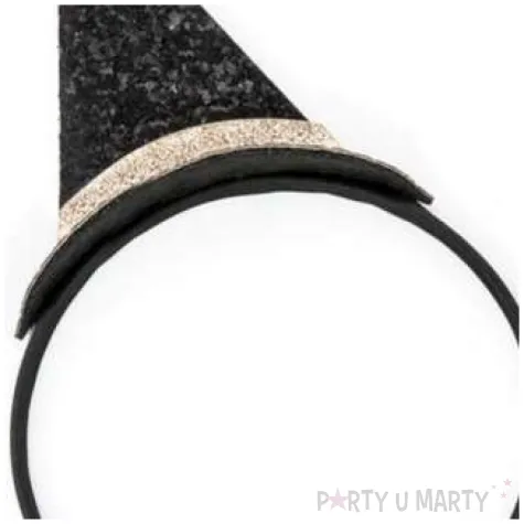 opaska party czarodziejska czarno zlota partypal