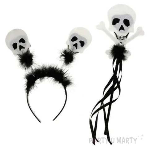 opaska party czaszki z rozdzka