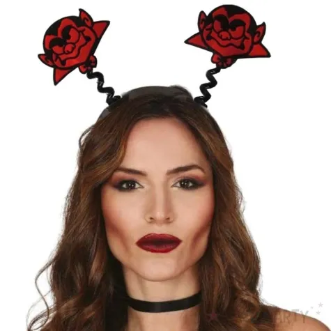 opaska party czerwony dracula wampiry czarna arpex