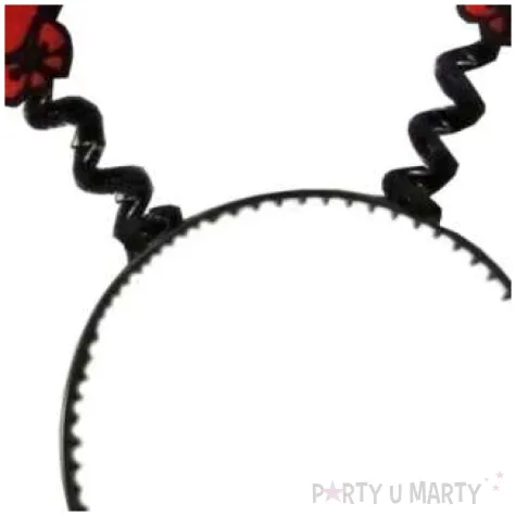 opaska party czerwony dracula wampiry czarna arpex