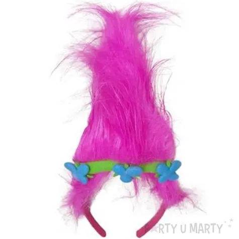 opaska party diadem troll rozowa funny fashion