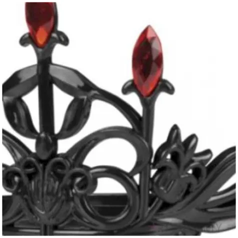 opaska party diadem wampirzycy czarno czerwona party tino