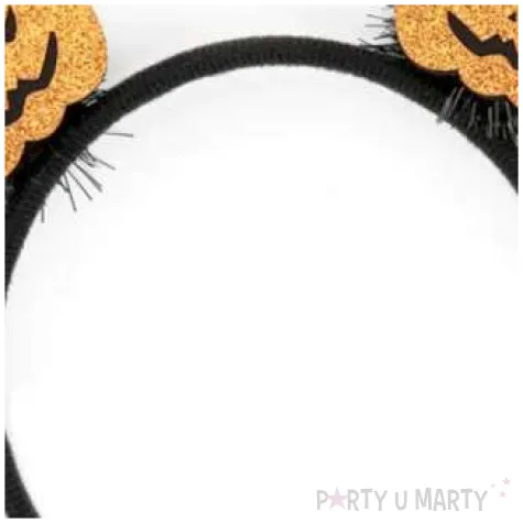 opaska party dwie dynie czarno pomaranczowe partypal