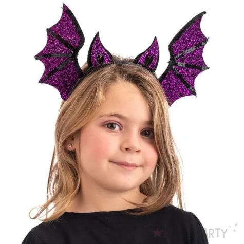 opaska party fioletowy nietoperz carnival toys