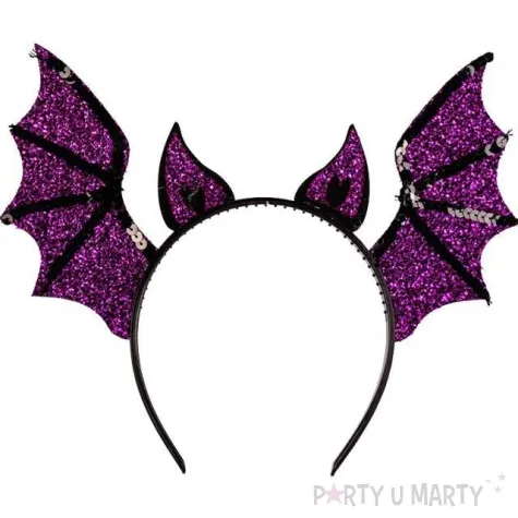 opaska party fioletowy nietoperz carnival toys
