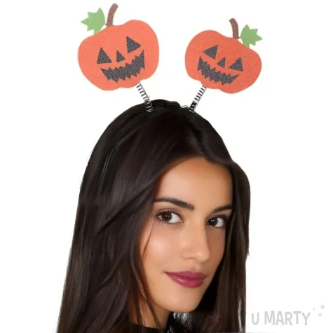 opaska party halloweenowe dynie pomaranczowa amscan