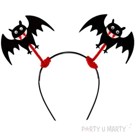opaska party halloweenowe nietoperze czarna carnival toys