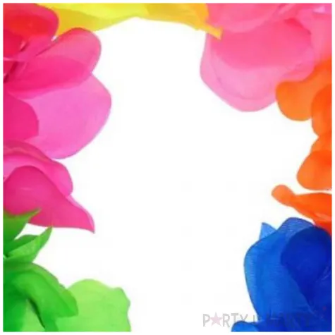 opaska party hawajskie platki teczowy godan