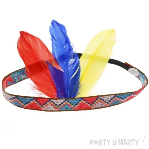 opaska party indianin z piorami arpex