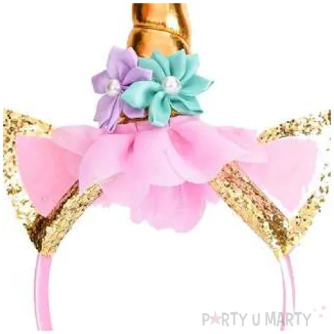 opaska party jednorozec zlota jix