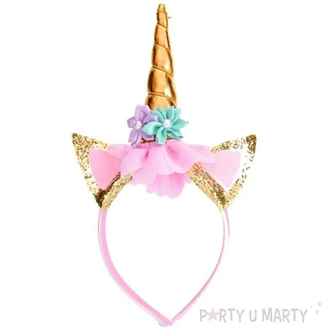 opaska party jednorozec zlota jix