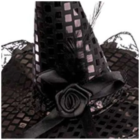 opaska party kapelusik czarownicy czarny carnival toys