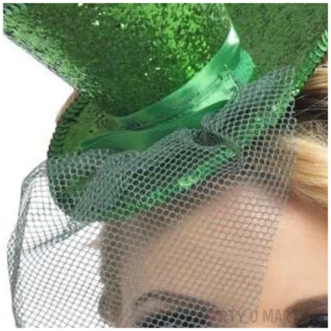 opaska party kapelusz fever zielona smiffys