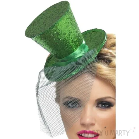 opaska party kapelusz fever zielona smiffys