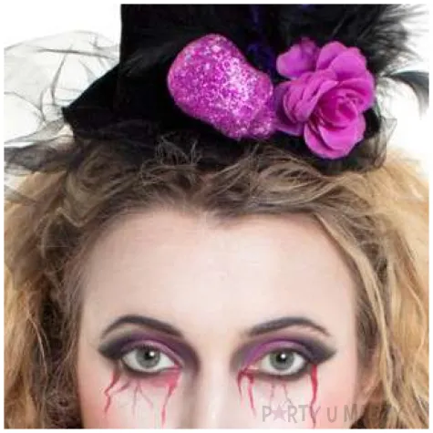 opaska party kapelusz z czaszka folat