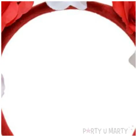 opaska party kibic z kwiatami deluxe arpex