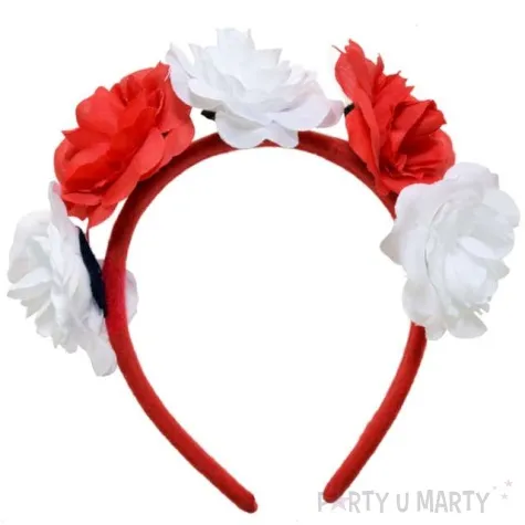 opaska party kibic z kwiatami deluxe arpex