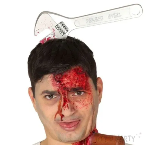 opaska party klucz wbity w glowe guirca