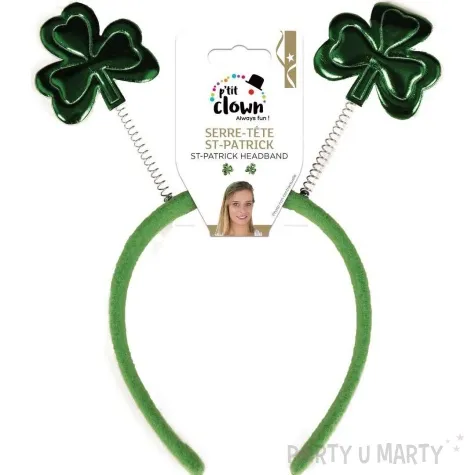 opaska party koniczyny swiety patryk zielony ptitclown