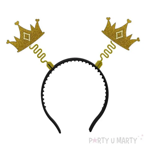 opaska party korona zlota