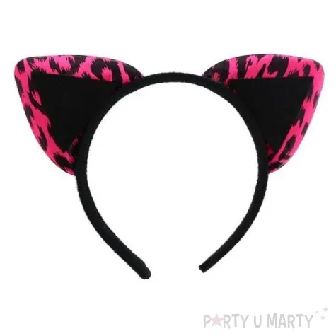 opaska party kot rozowa