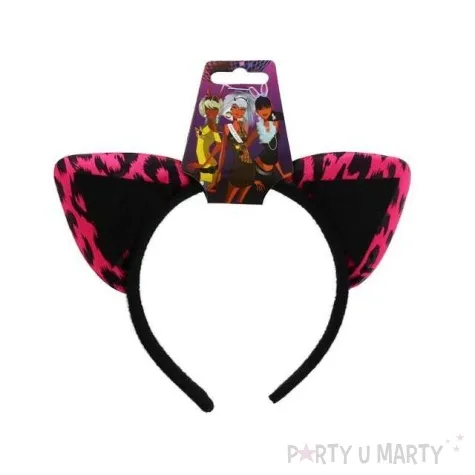 opaska party kot rozowa