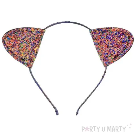 opaska party kotek go girl brokat mix godan